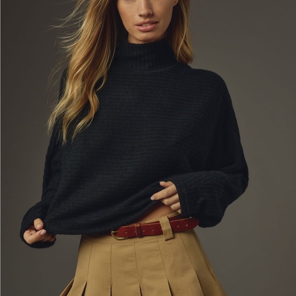 Pilcro Sweaters - Pilcro Cozy Ribbed Turtleneck Batwing Pullover Sweater Size XL NWT